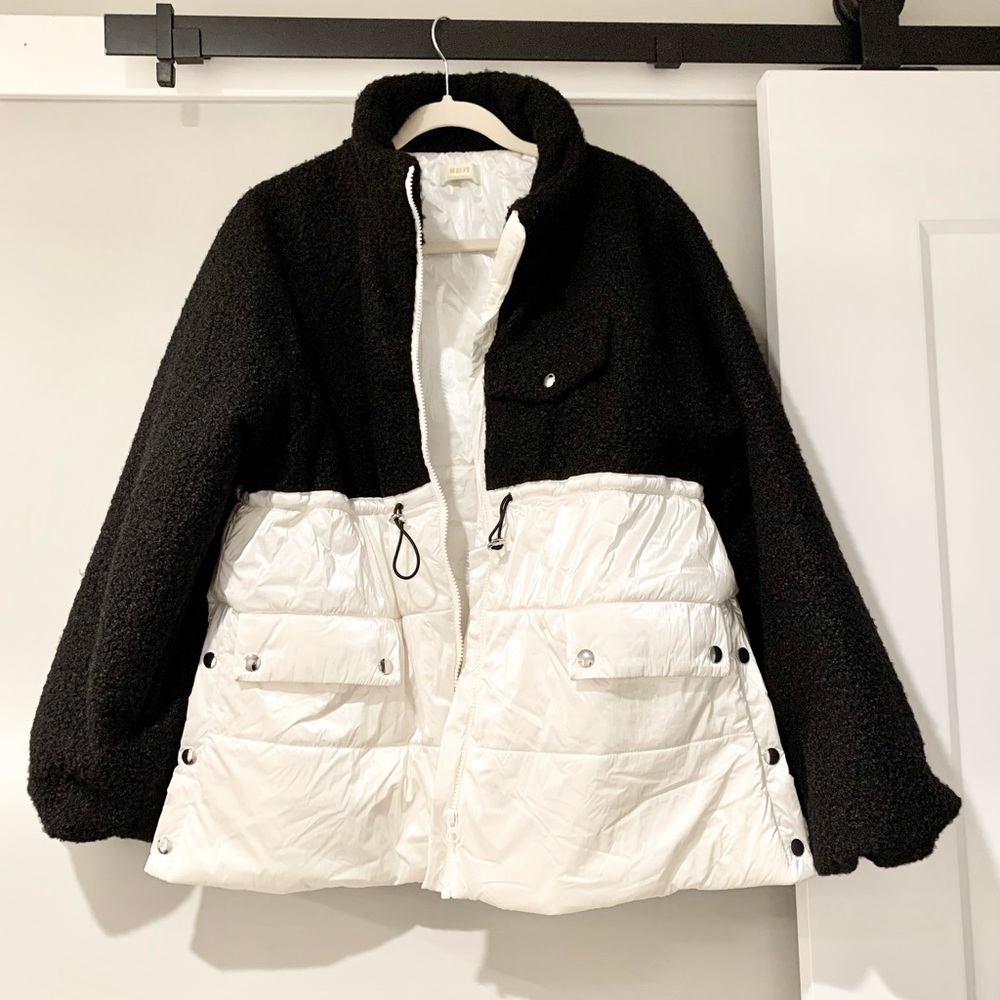 Anthropology’s Maeve Black and White Jacket
